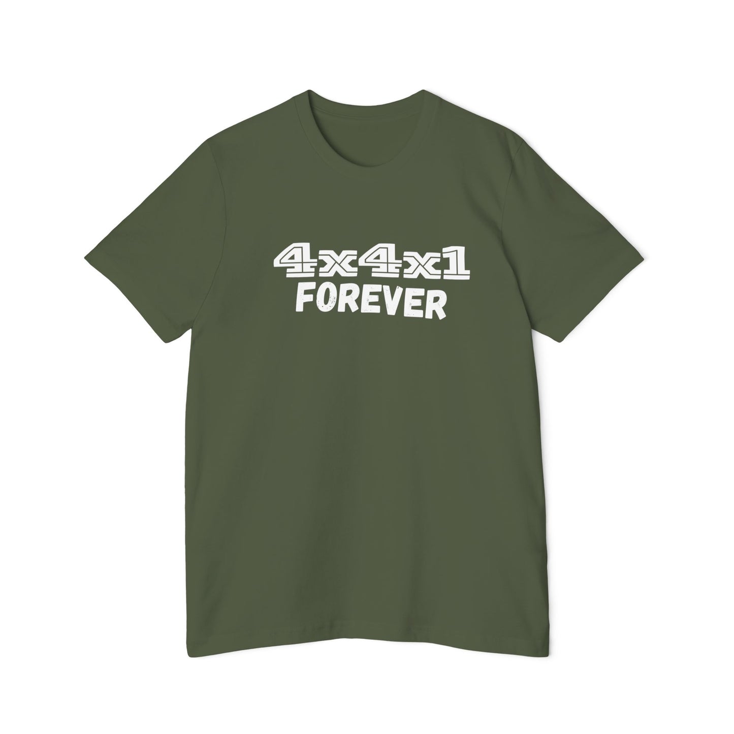 Forever (White) USA-Made Unisex Short-Sleeve T-Shirt