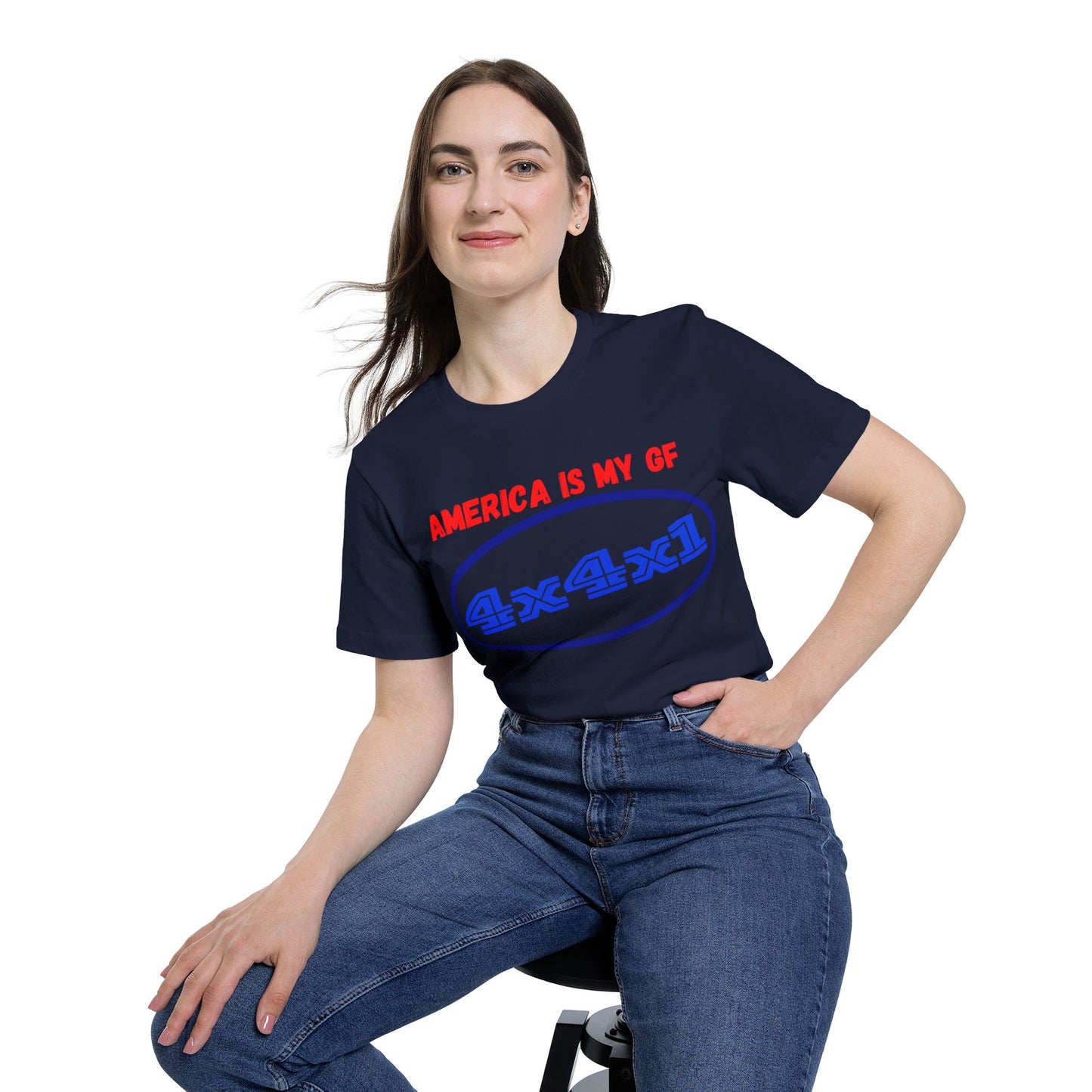 America Is My BF USA-Made Unisex Short-Sleeve T-Shirt