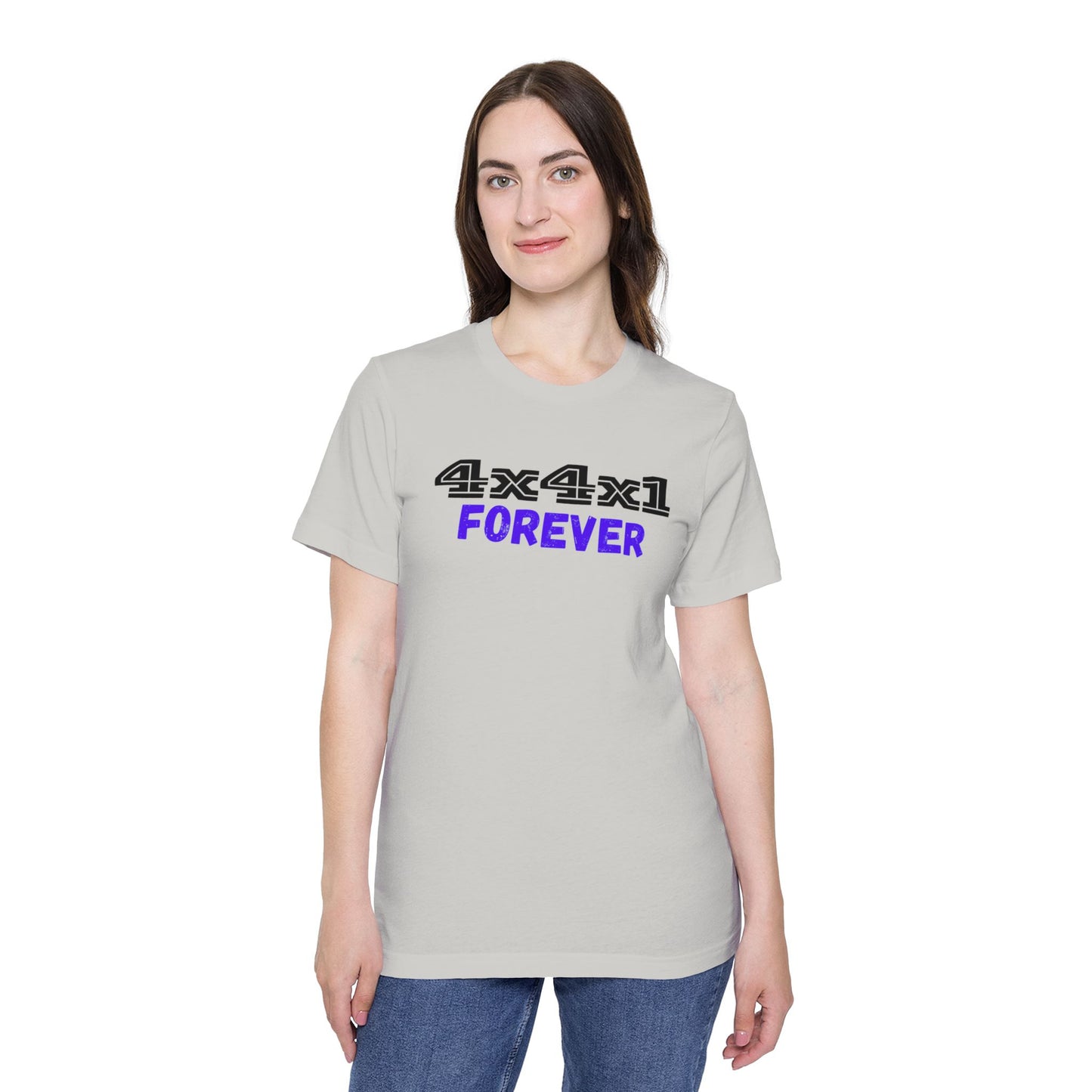 Forever (Blue) USA-Made Unisex Short-Sleeve T-Shirt