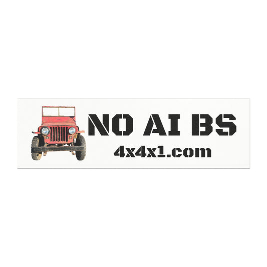 No AI BS  - Bumper Magnet