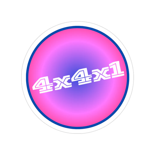 4" Round Sticker (Pinky)