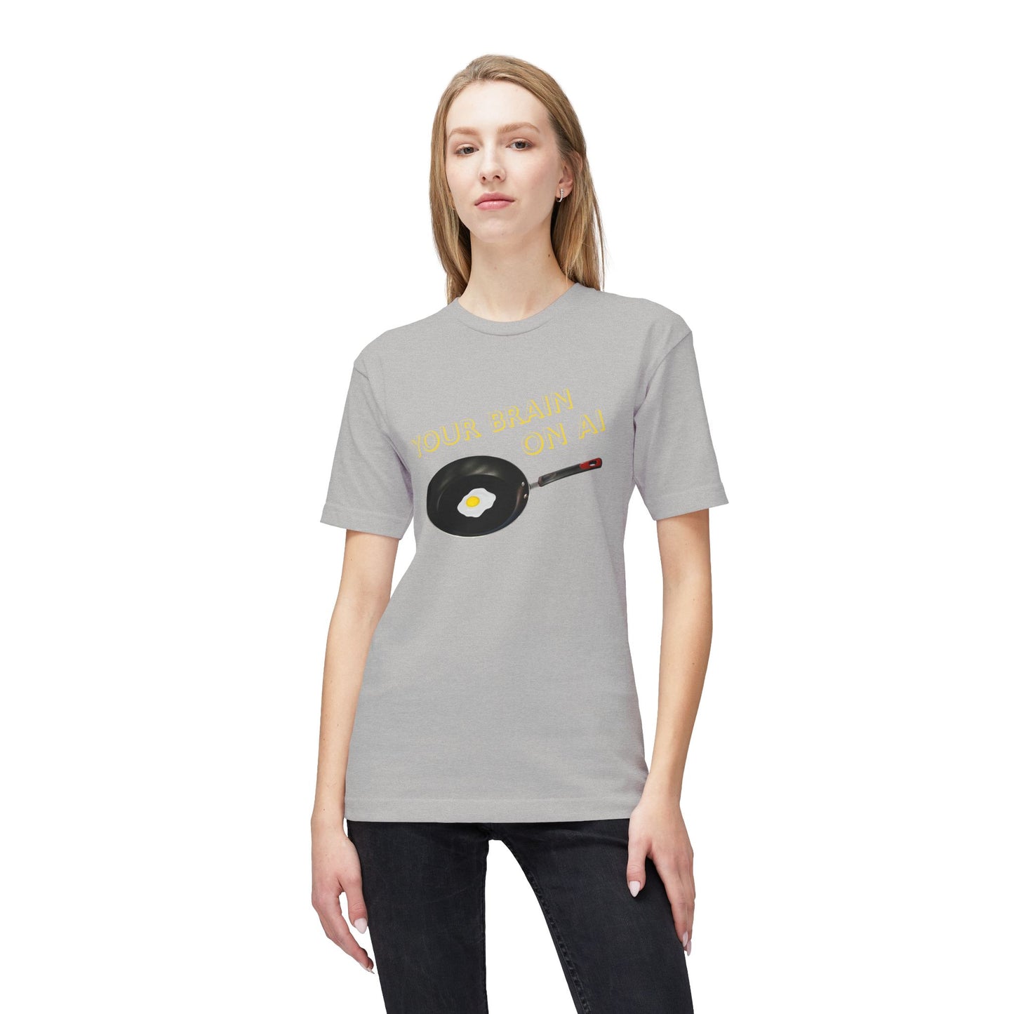 Your Brain on AI Short Sleeve T-Shirt (Made in US)