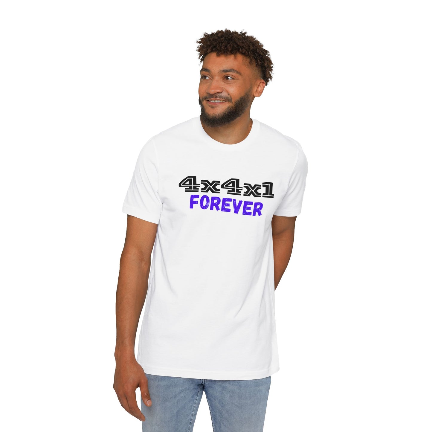 Forever (Blue) USA-Made Unisex Short-Sleeve T-Shirt