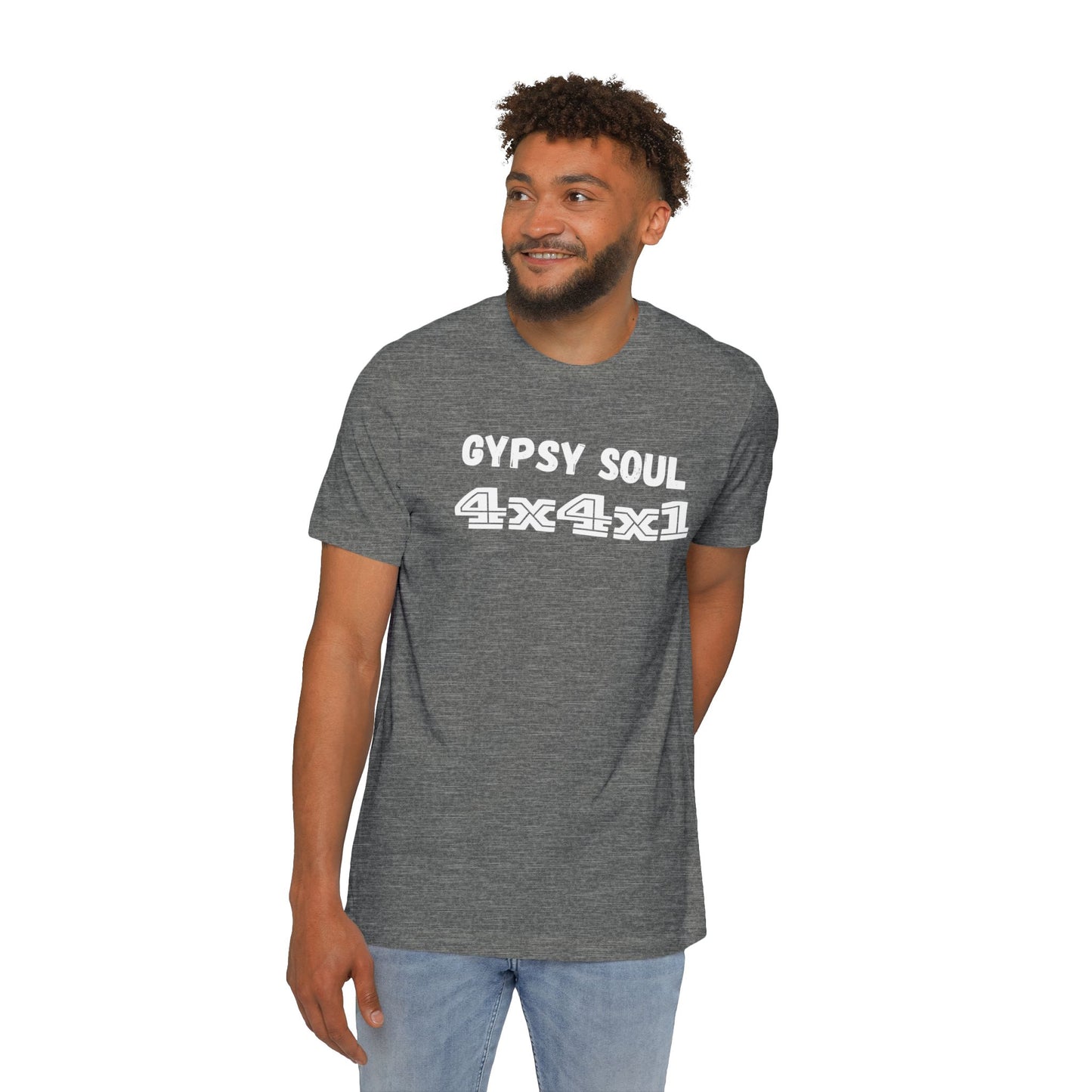 Gypsy Soul (white text) USA-Made Unisex Short-Sleeve T-Shirt