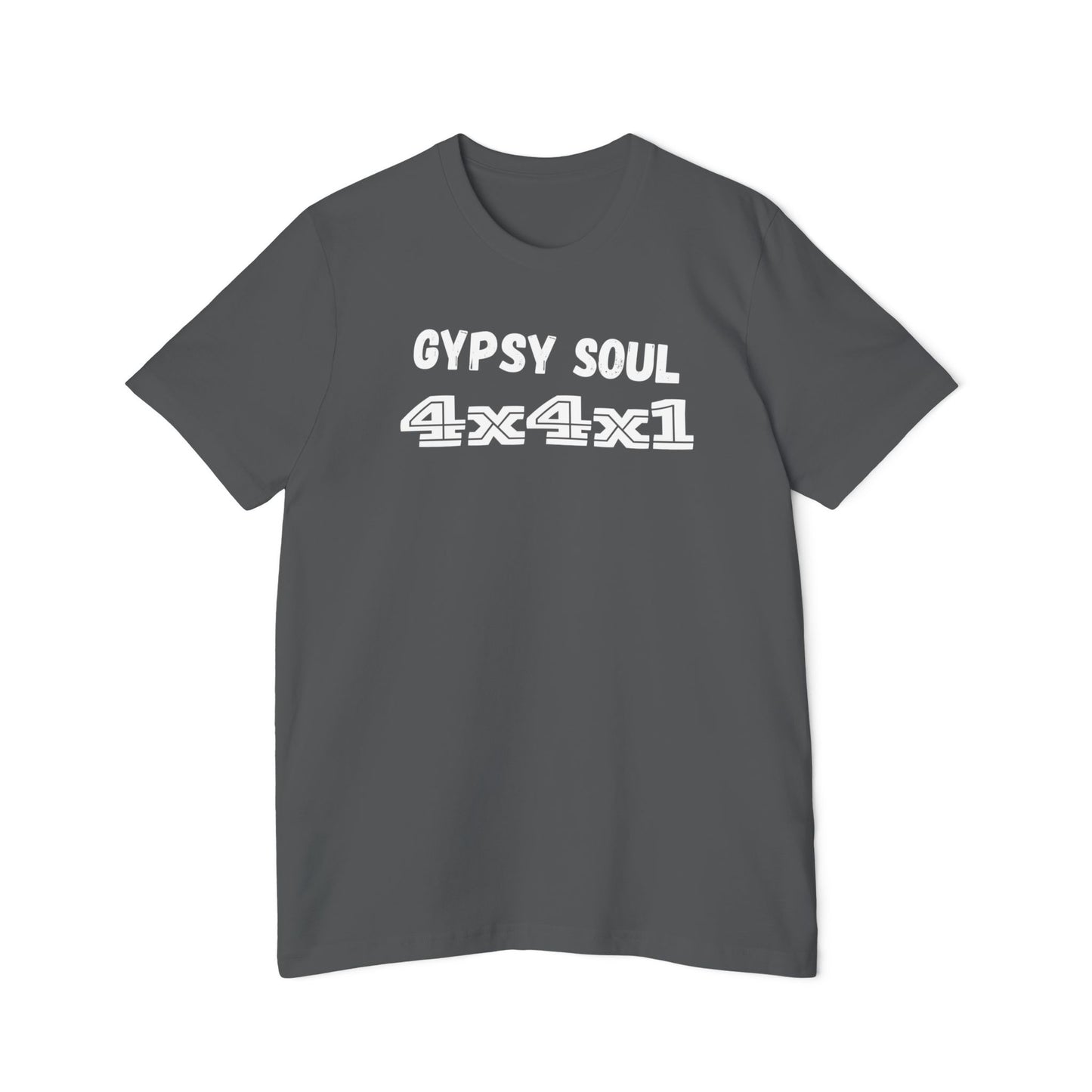 Gypsy Soul (white text) USA-Made Unisex Short-Sleeve T-Shirt