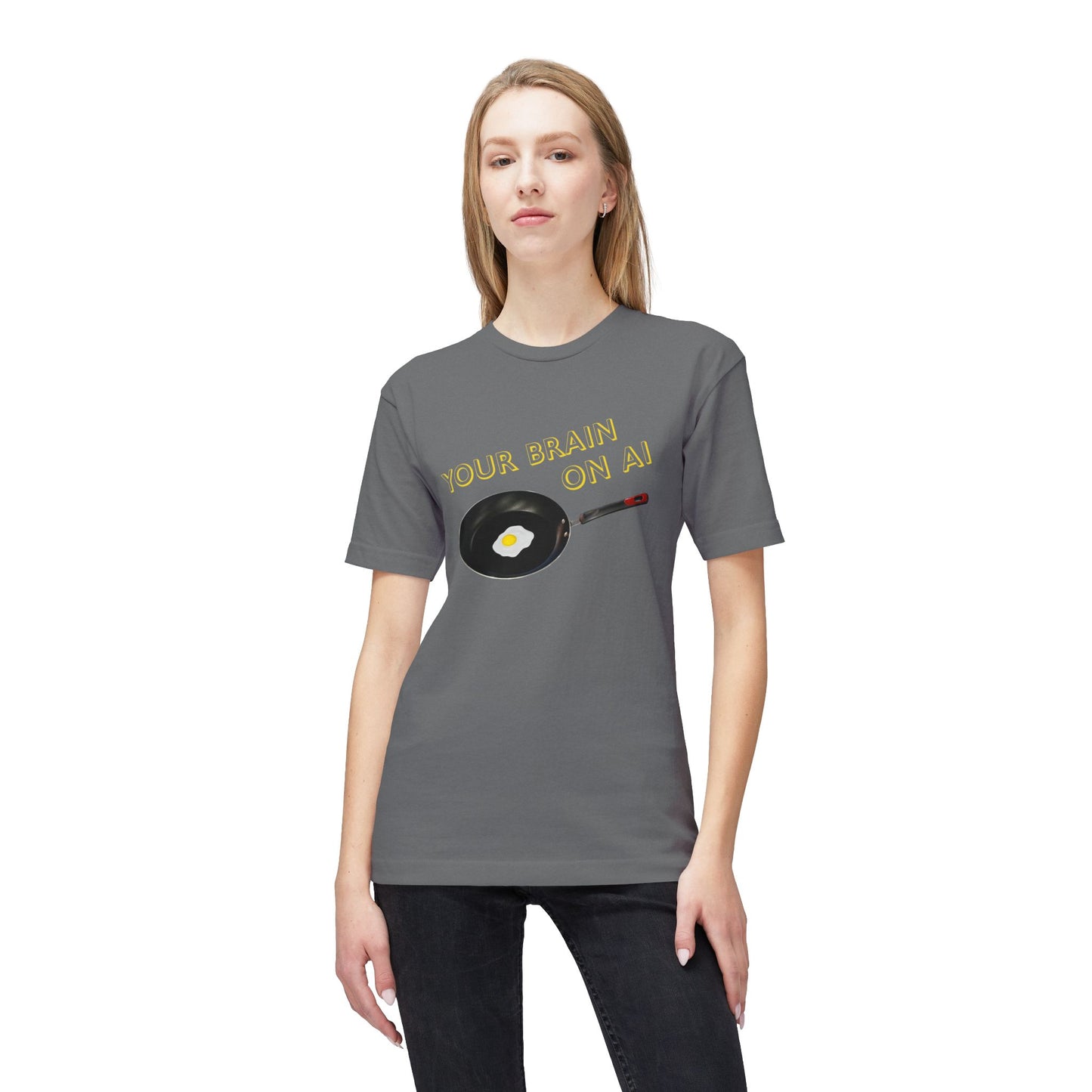 Your Brain on AI Short Sleeve T-Shirt (Made in US)