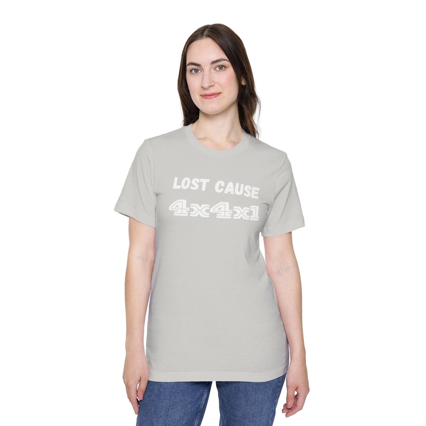 Lost Cause (white text) USA-Made Unisex Short-Sleeve T-Shirt