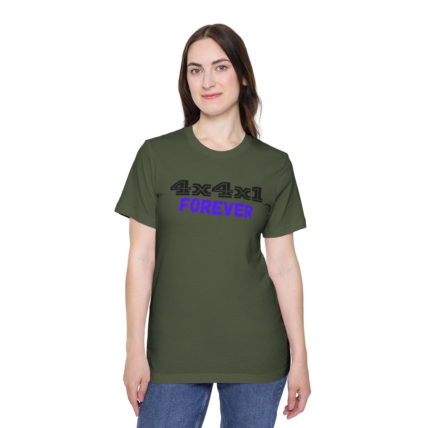 Forever (Blue) USA-Made Unisex Short-Sleeve T-Shirt