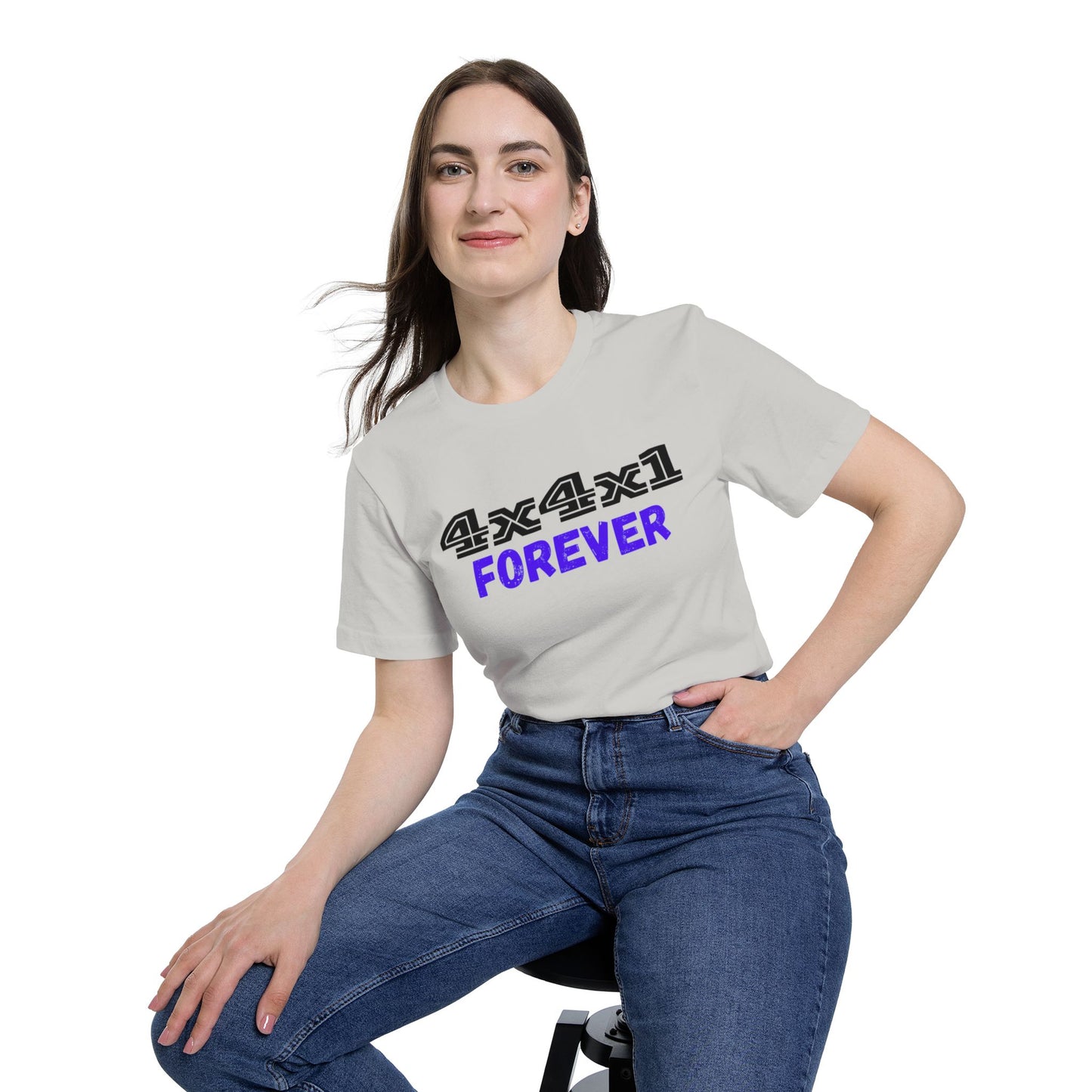 Forever (Blue) USA-Made Unisex Short-Sleeve T-Shirt