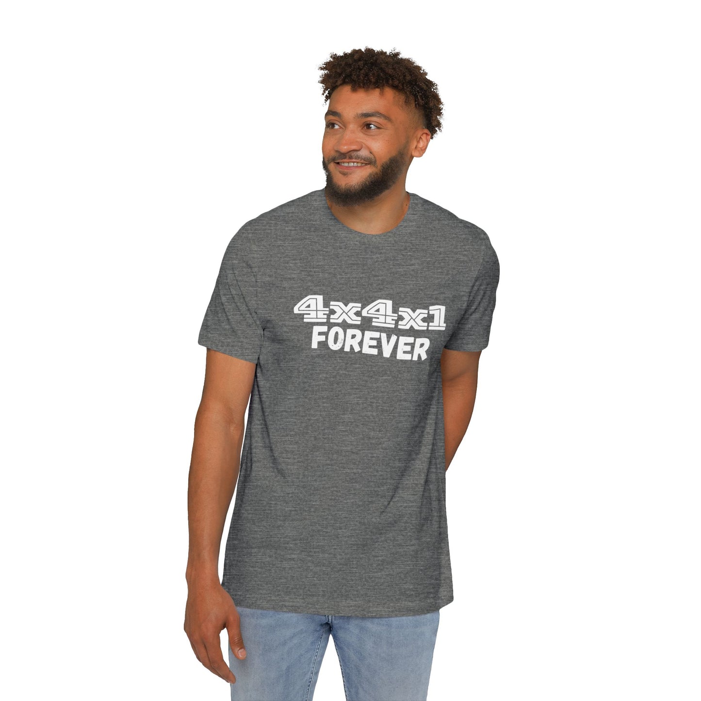 Forever (White) USA-Made Unisex Short-Sleeve T-Shirt