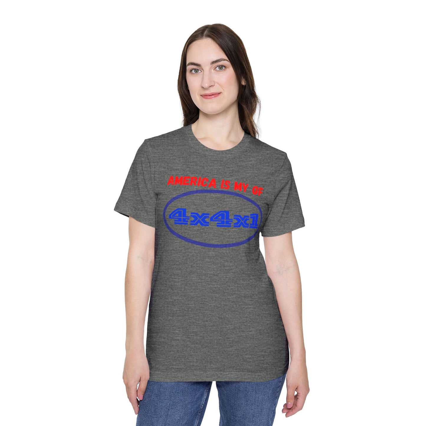 America Is My BF USA-Made Unisex Short-Sleeve T-Shirt