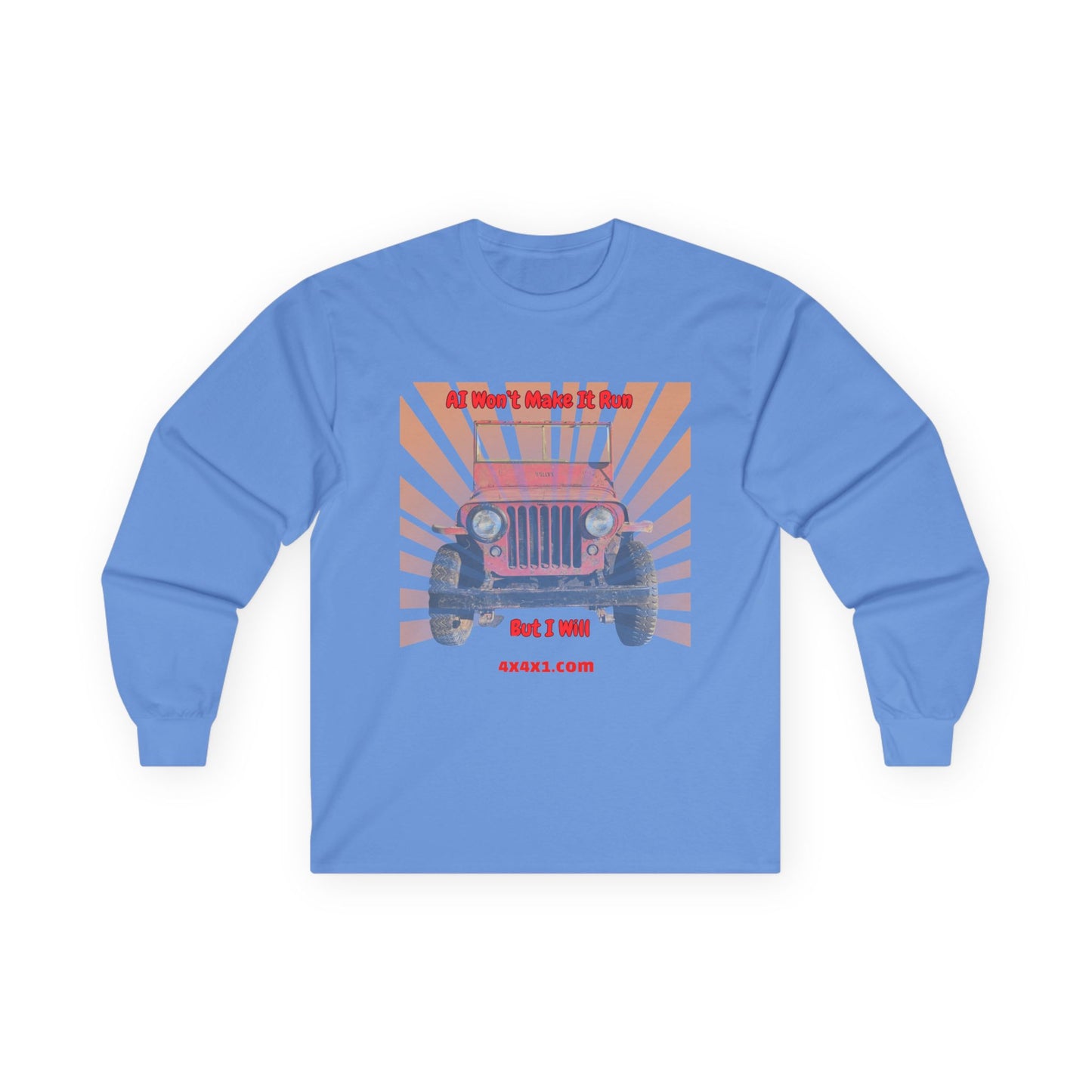 Make It Run (No AI) Long Sleeve Tee