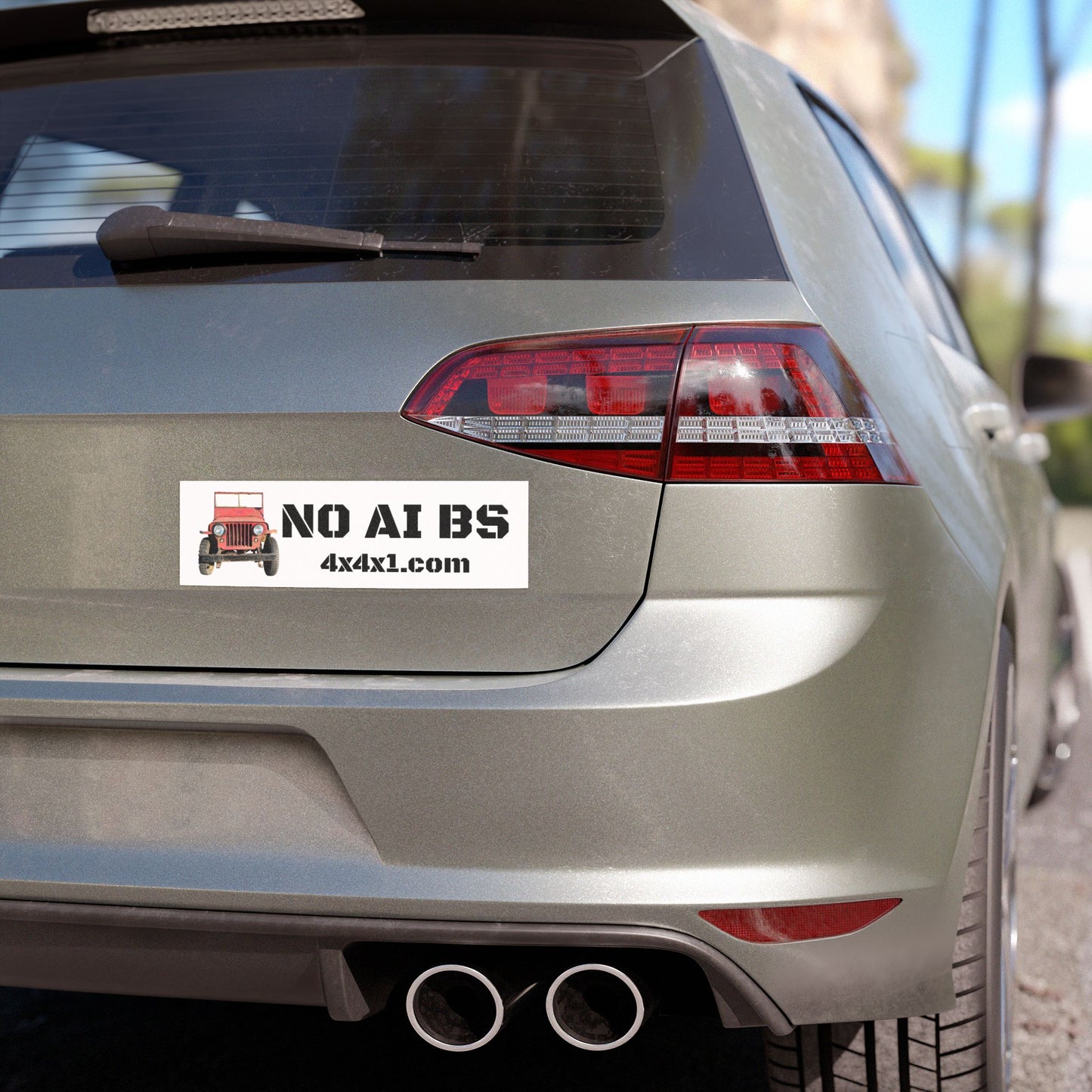 No AI BS  - Bumper Magnet