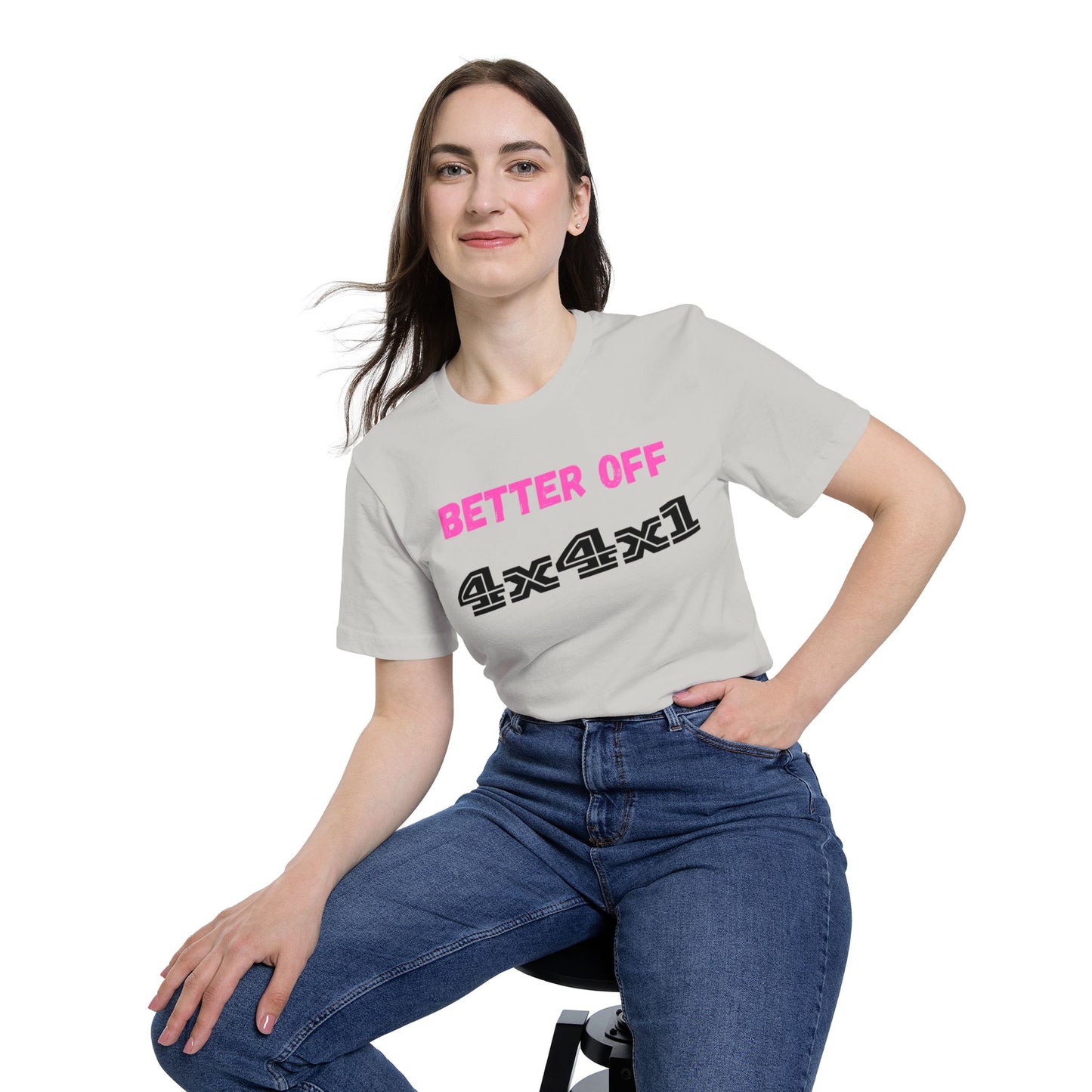 Better Off (Pink) USA-Made Unisex Short-Sleeve T-Shirt