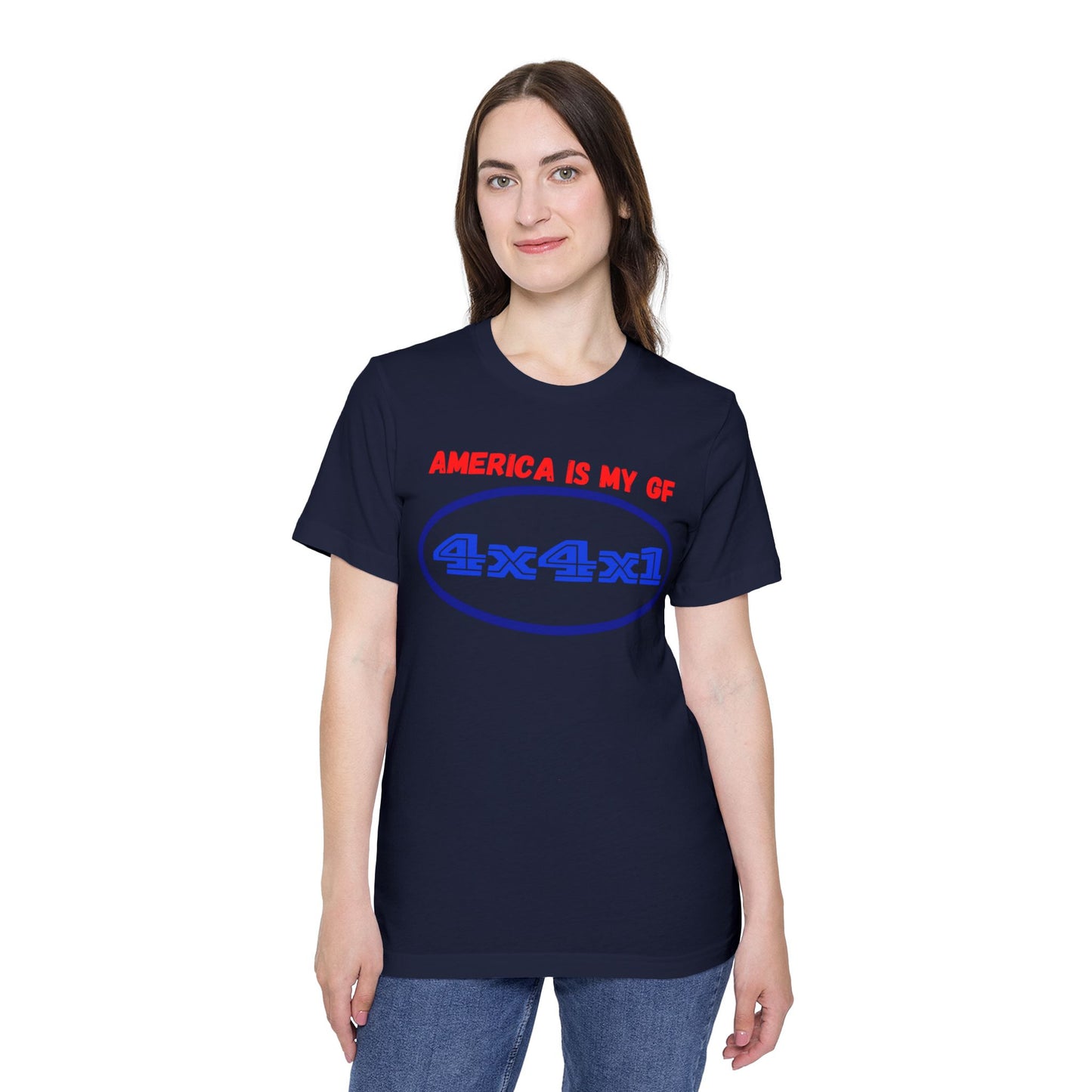 America Is My BF USA-Made Unisex Short-Sleeve T-Shirt