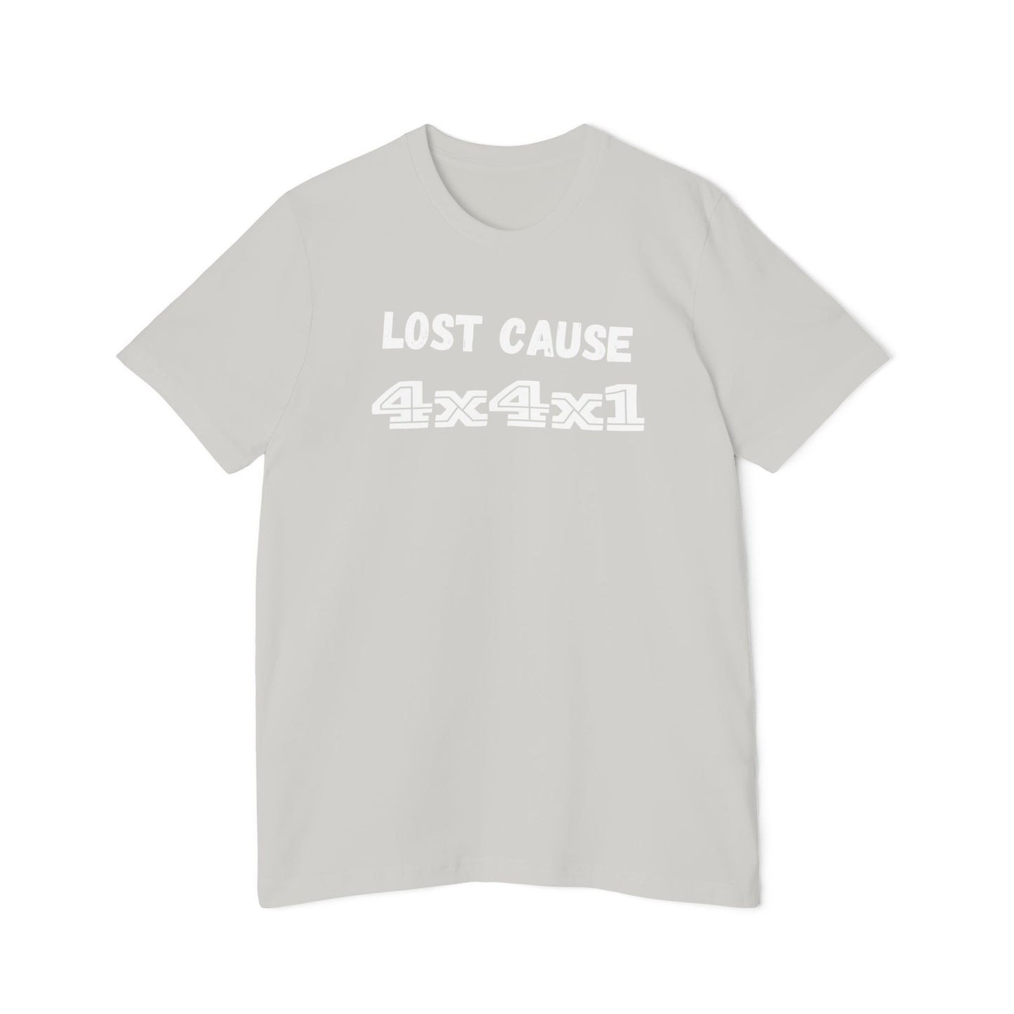 Lost Cause (white text) USA-Made Unisex Short-Sleeve T-Shirt