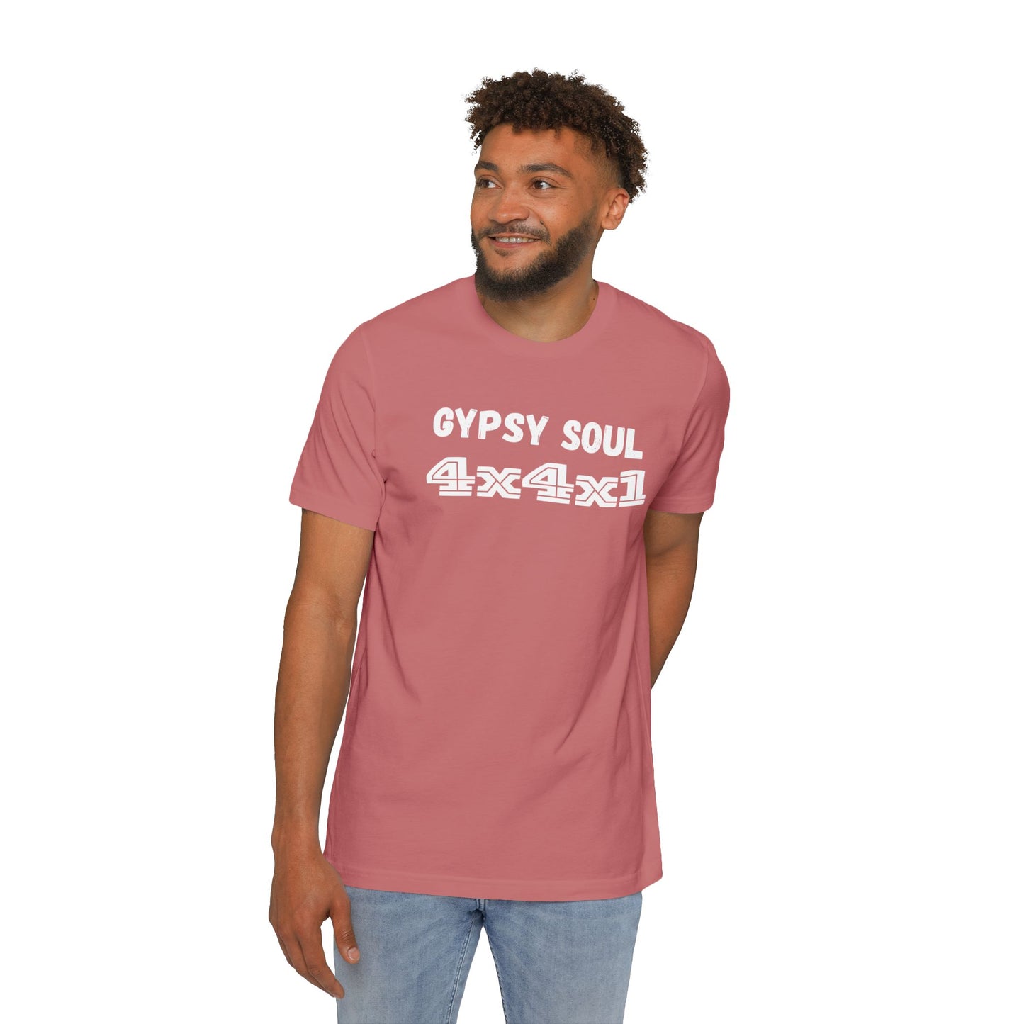 Gypsy Soul (white text) USA-Made Unisex Short-Sleeve T-Shirt