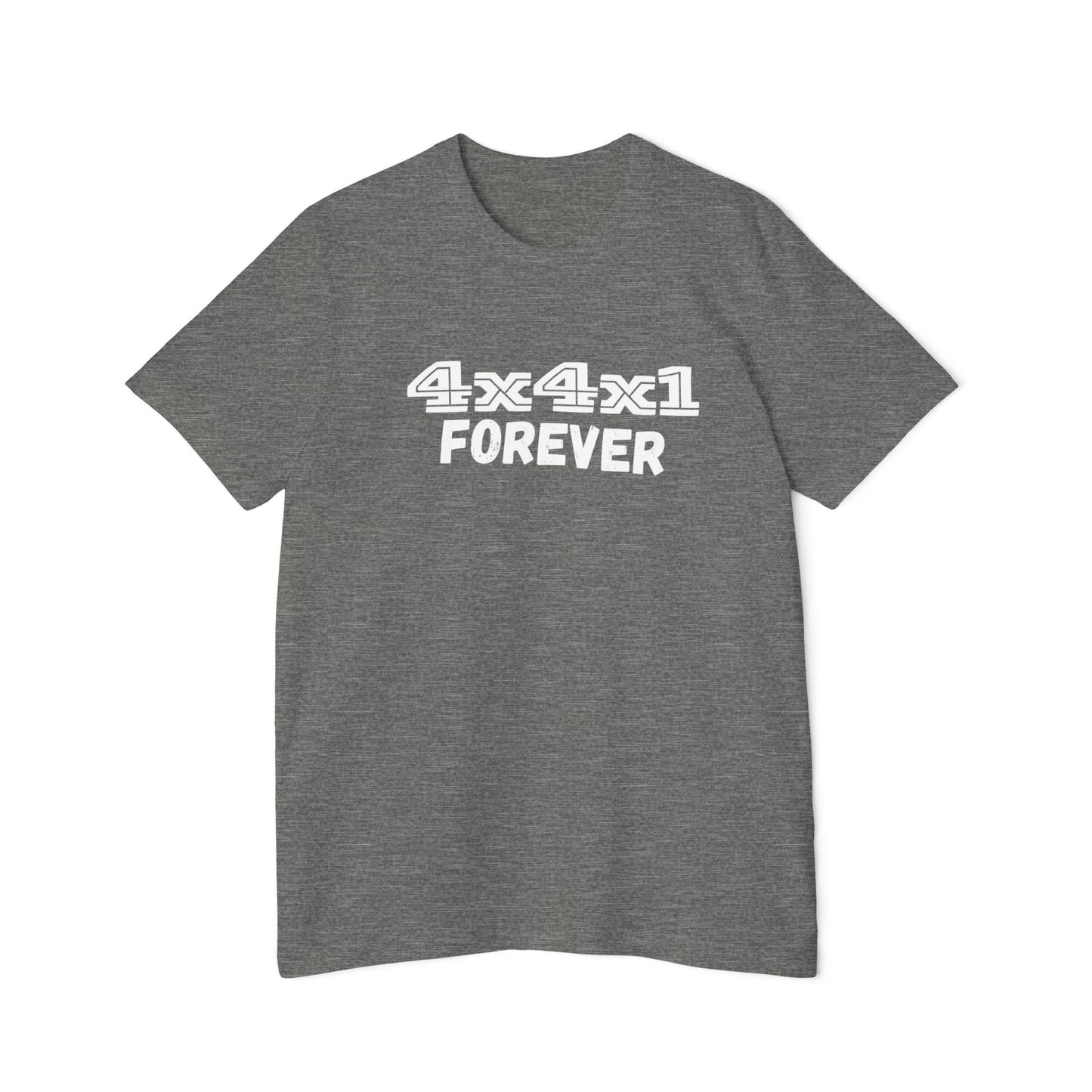 Forever (White) USA-Made Unisex Short-Sleeve T-Shirt