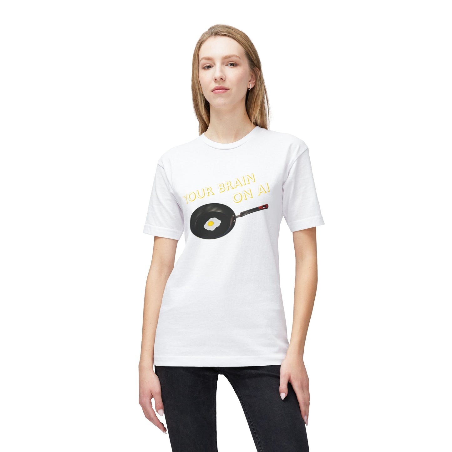 Your Brain on AI Short Sleeve T-Shirt (Made in US)