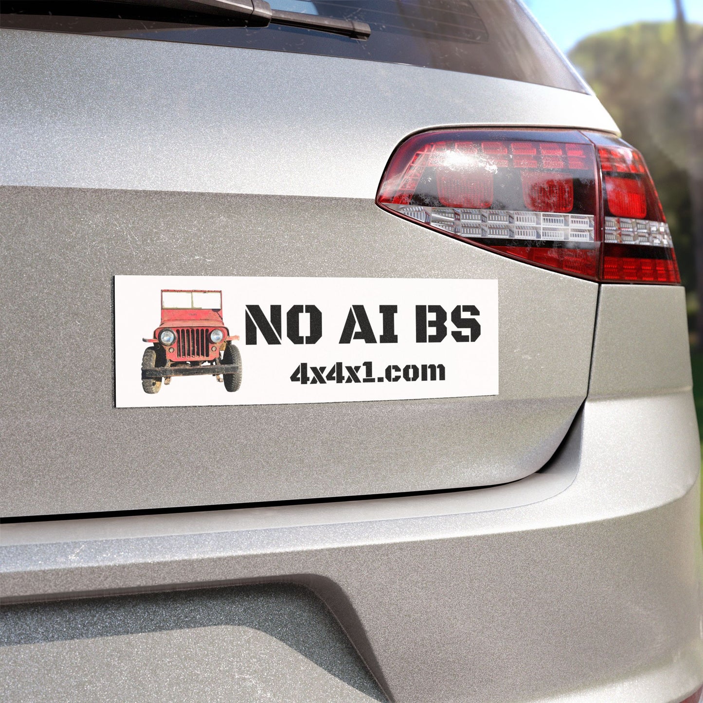 No AI BS  - Bumper Magnet