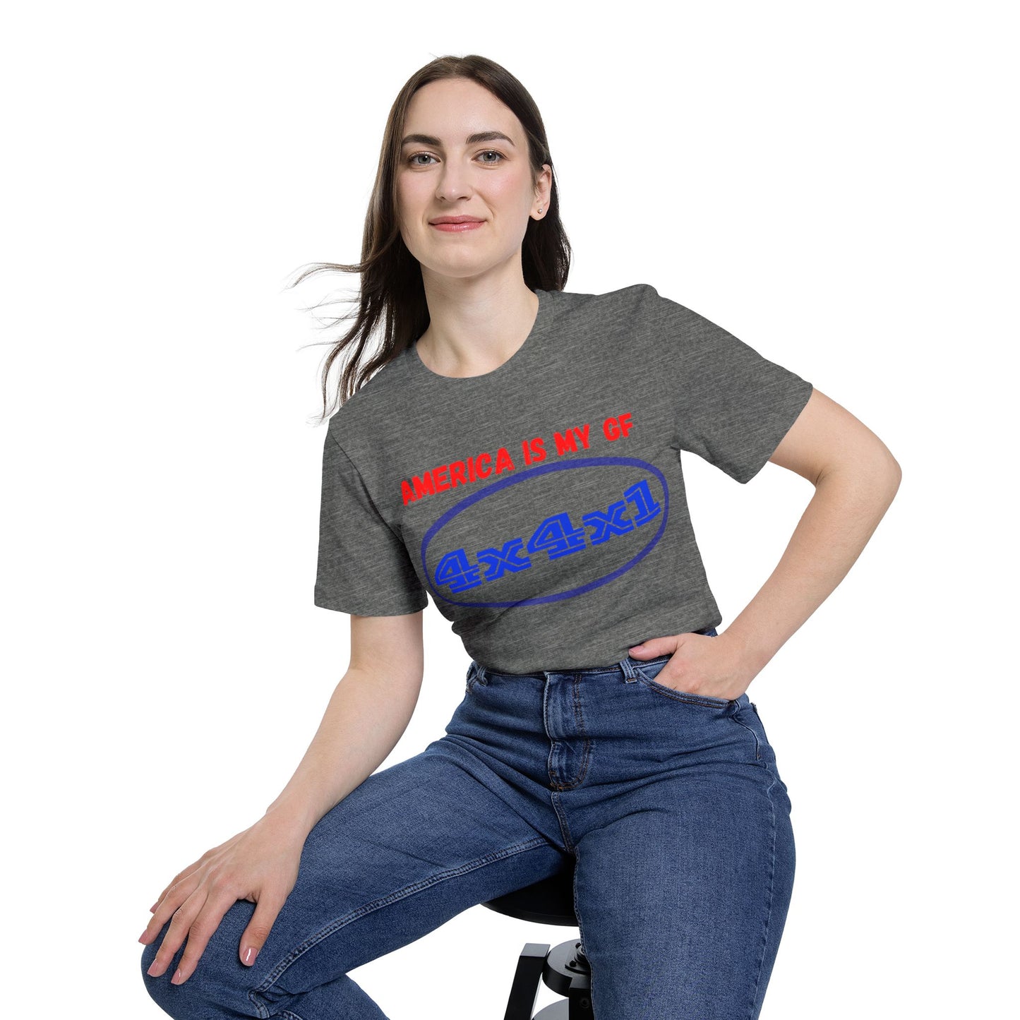 America Is My BF USA-Made Unisex Short-Sleeve T-Shirt