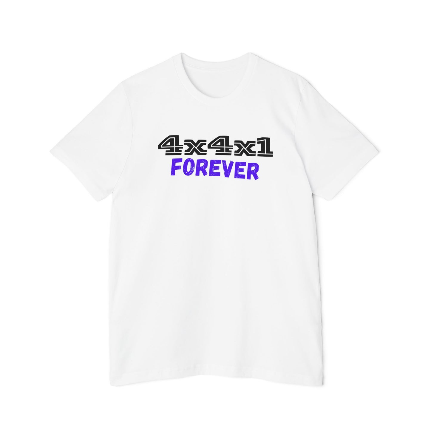 Forever (Blue) USA-Made Unisex Short-Sleeve T-Shirt