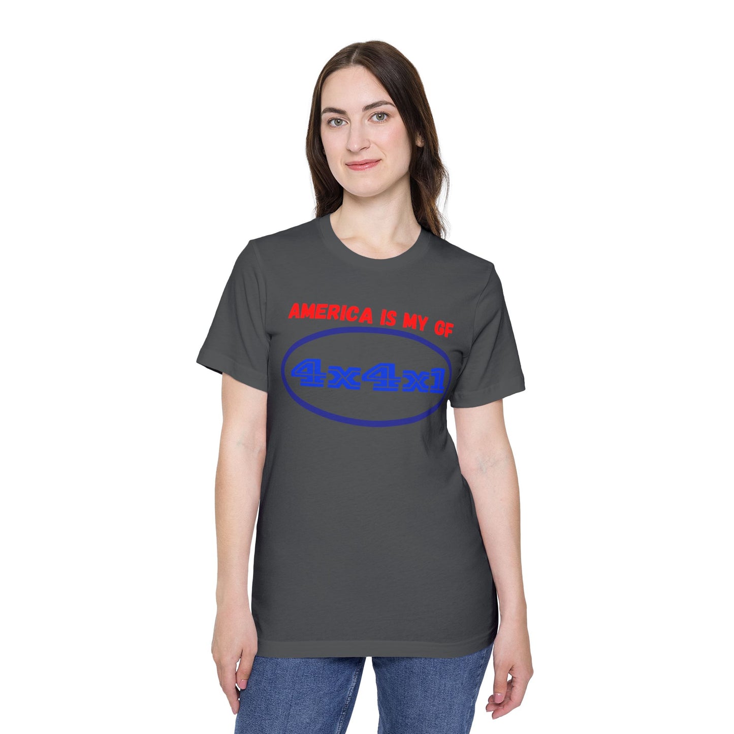 America Is My BF USA-Made Unisex Short-Sleeve T-Shirt