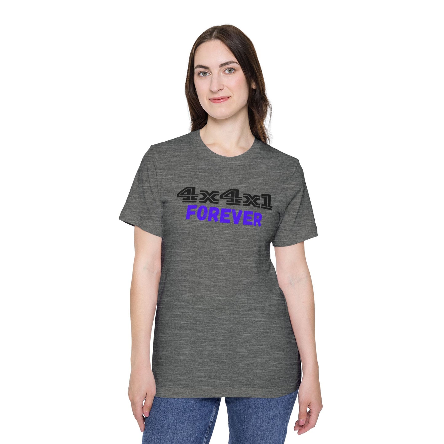 Forever (Blue) USA-Made Unisex Short-Sleeve T-Shirt