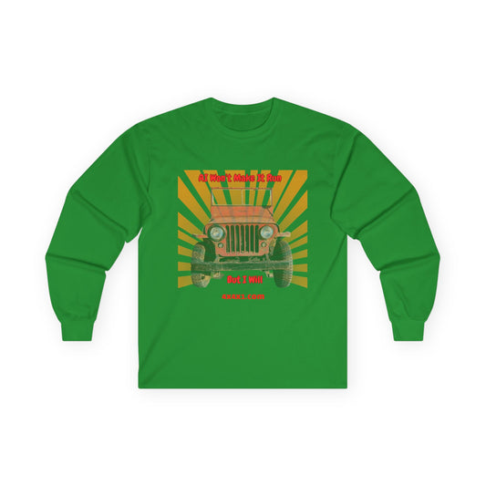 Make It Run (No AI) Long Sleeve Tee