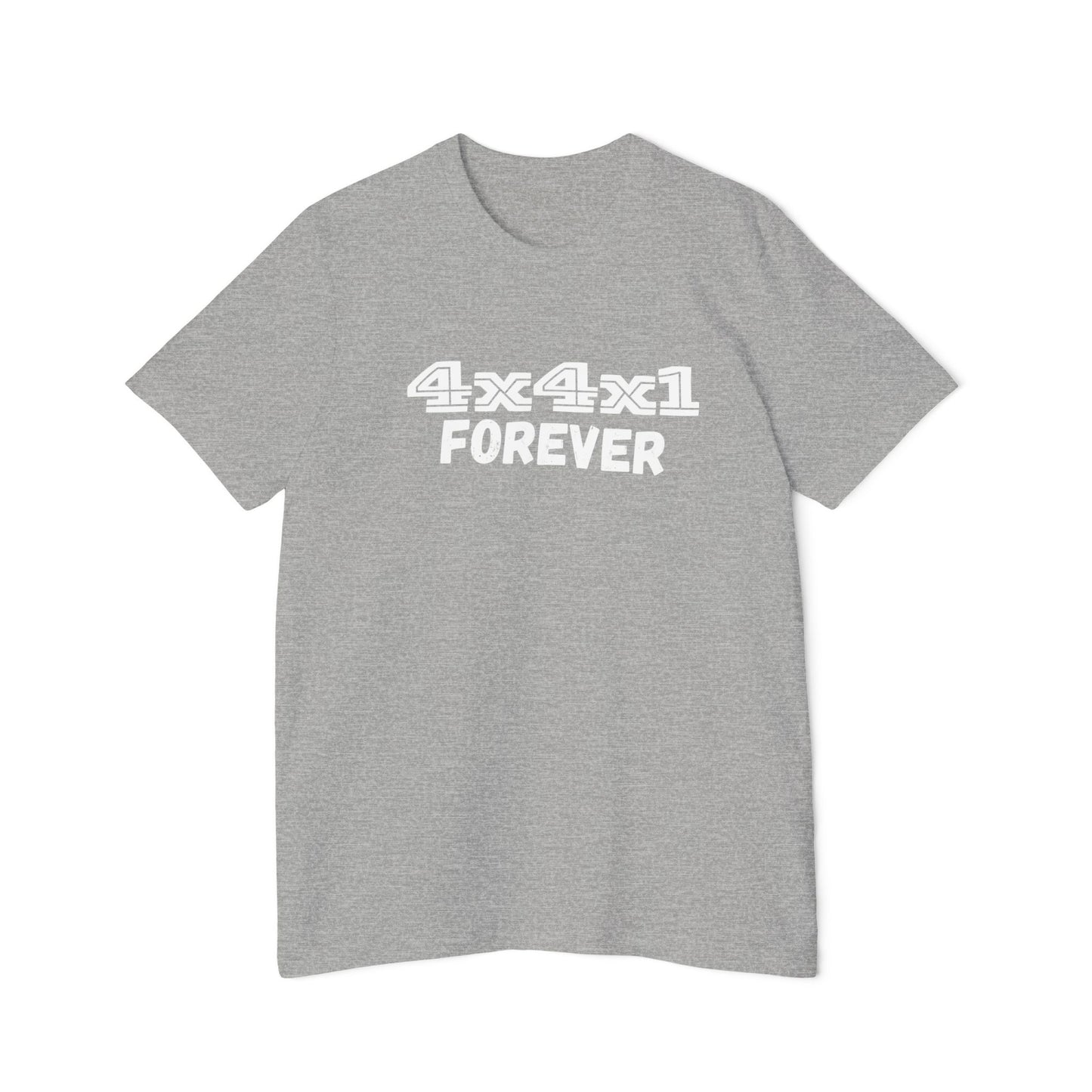 Forever (White) USA-Made Unisex Short-Sleeve T-Shirt