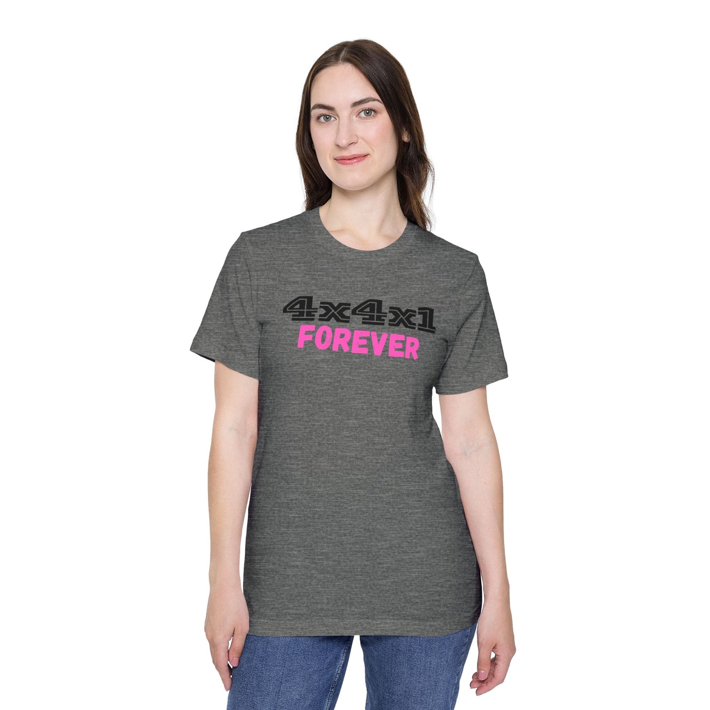 Forever (Pink) USA-Made Unisex Short-Sleeve T-Shirt