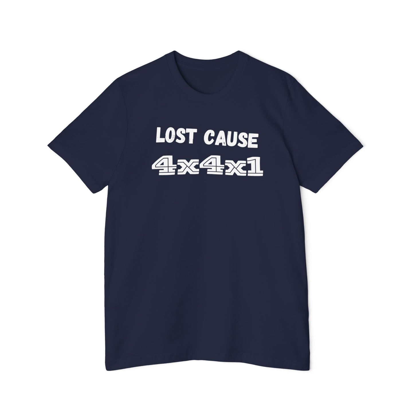 Lost Cause (white text) USA-Made Unisex Short-Sleeve T-Shirt