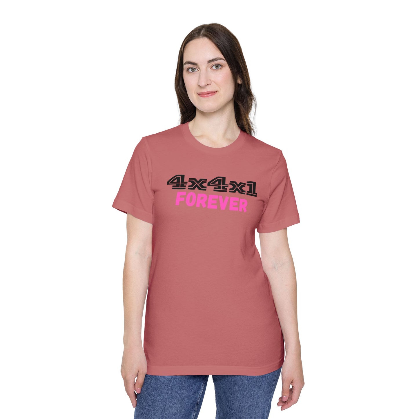 Forever (Pink) USA-Made Unisex Short-Sleeve T-Shirt