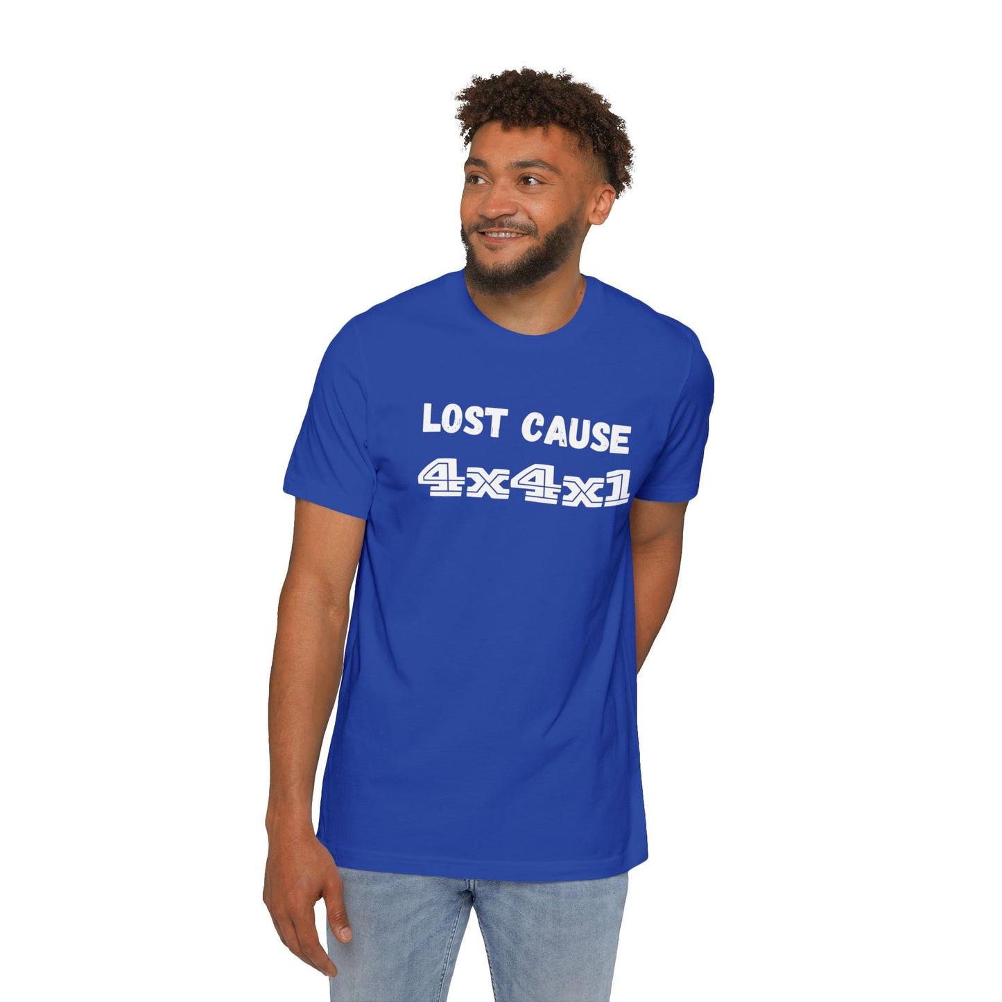 Lost Cause (white text) USA-Made Unisex Short-Sleeve T-Shirt