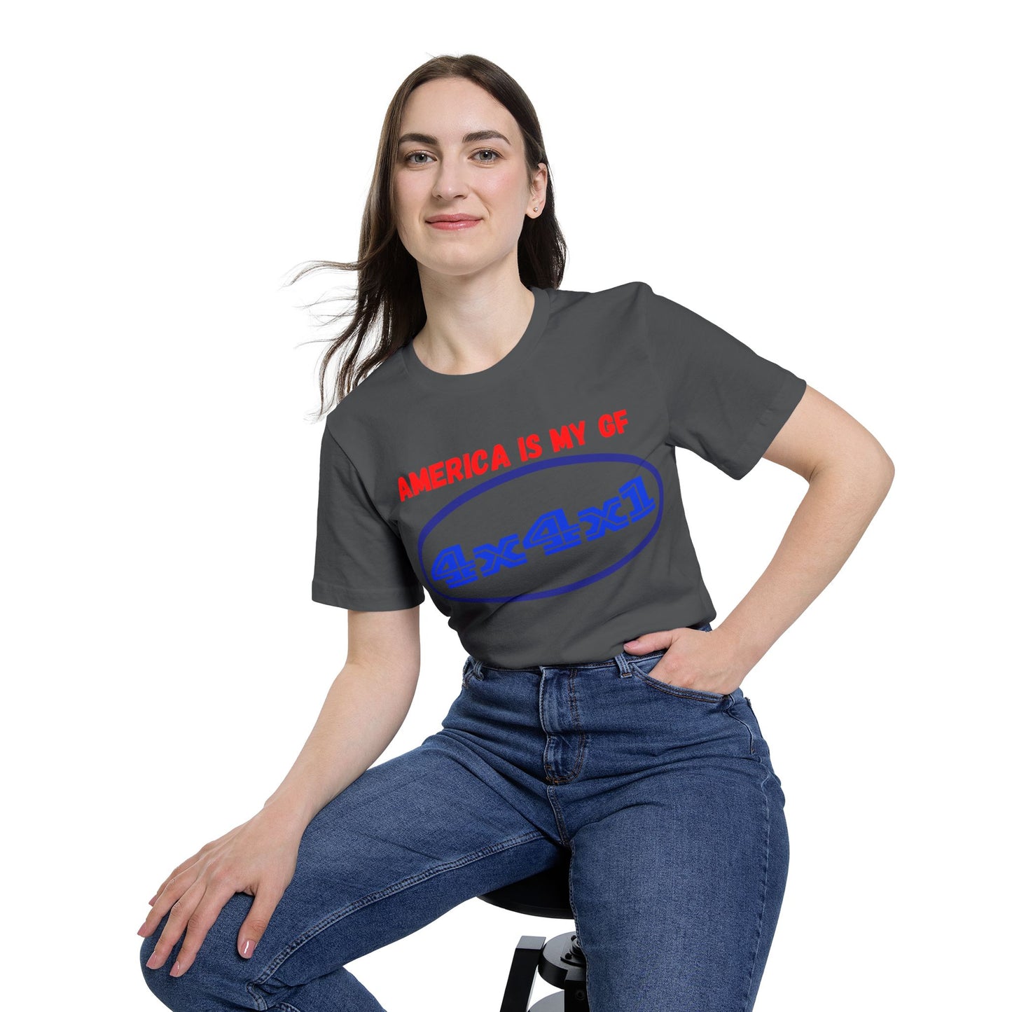 America Is My BF USA-Made Unisex Short-Sleeve T-Shirt