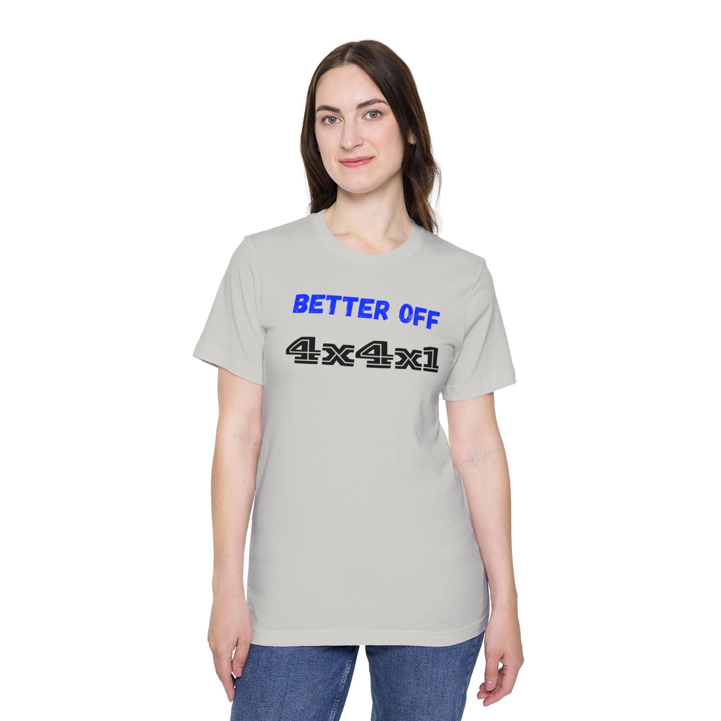 Better Off (Blue) USA-Made Unisex Short-Sleeve T-Shirt