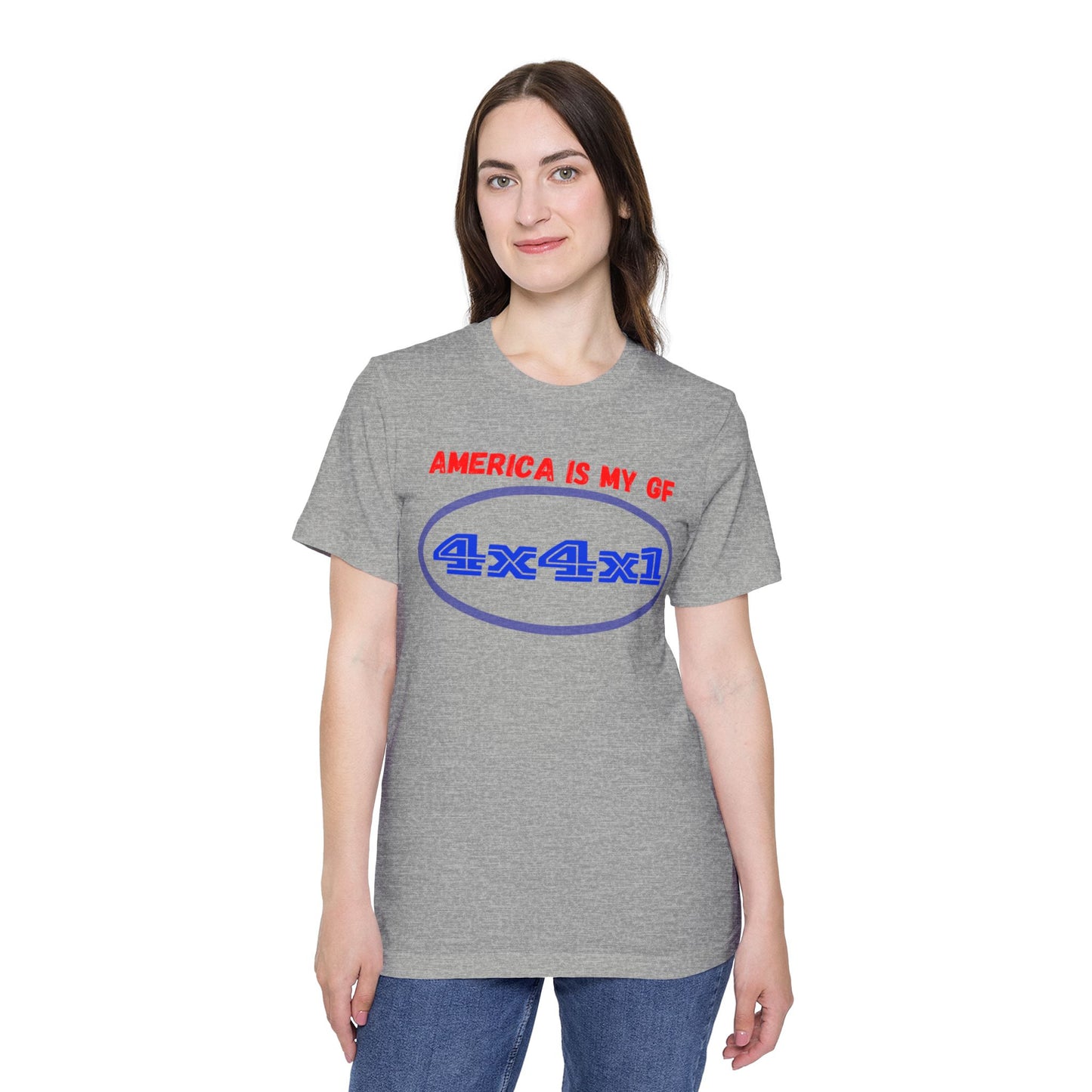 America Is My BF USA-Made Unisex Short-Sleeve T-Shirt