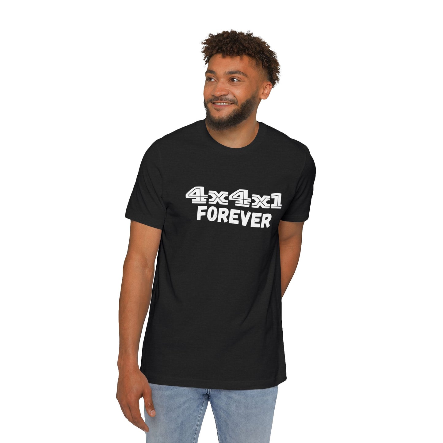 Forever (White) USA-Made Unisex Short-Sleeve T-Shirt