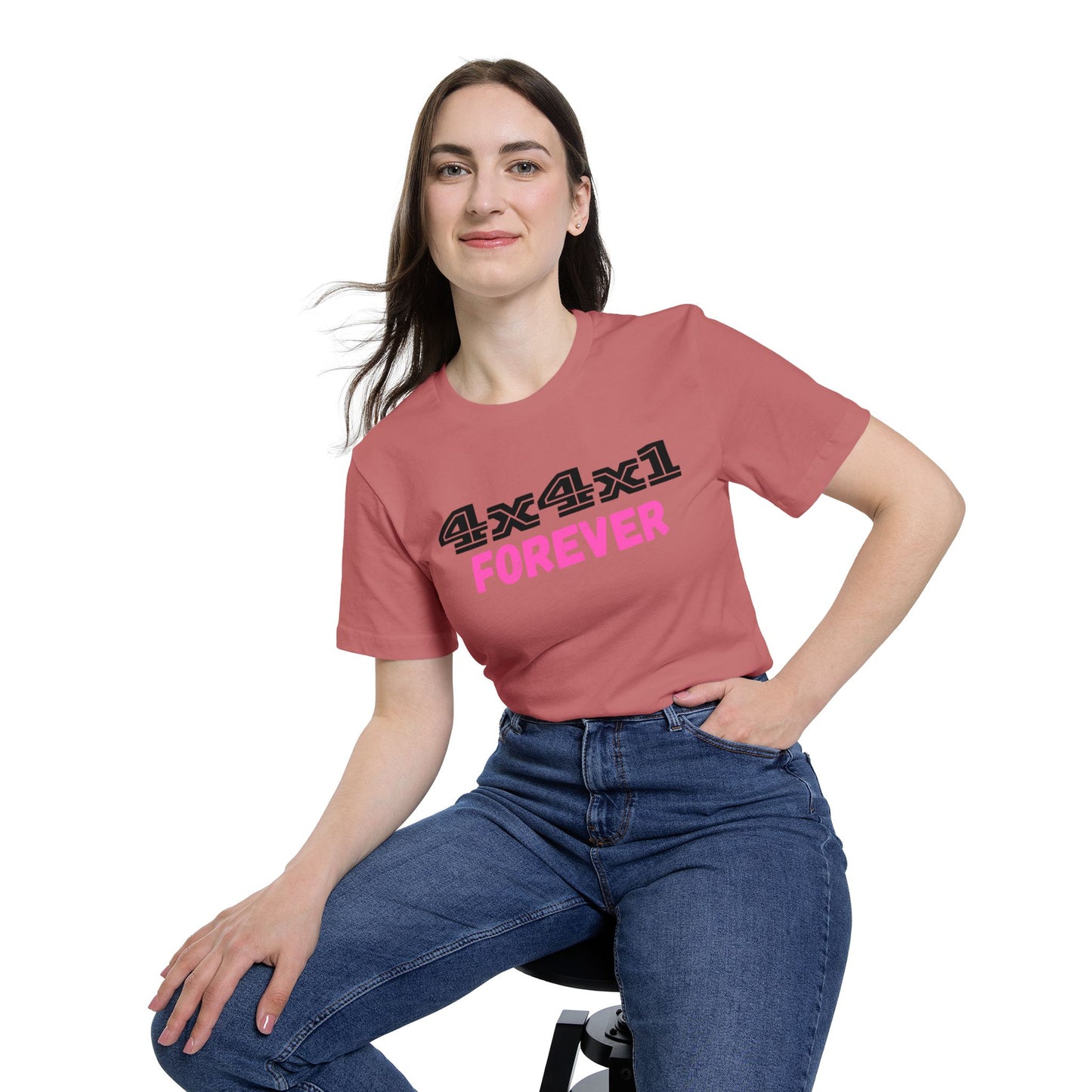 Forever (Pink) USA-Made Unisex Short-Sleeve T-Shirt